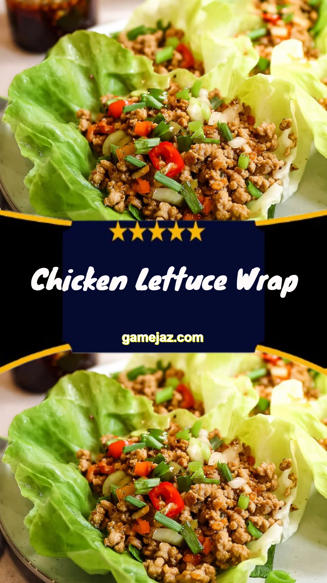 Chicken Lettuce Wrap