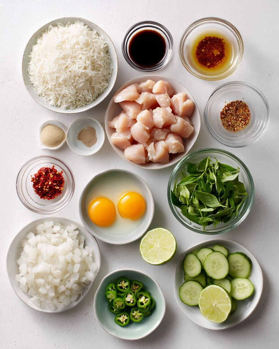 Thai Basil Chicken Fried Rice