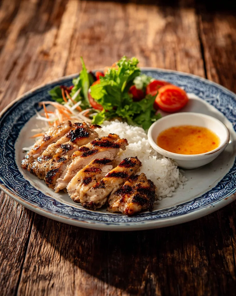 Grilled Lemongrass Chicken with Vietnamese Dipping Sauce