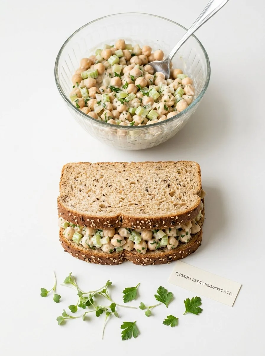 Vegan Chickpea Chicken Salad
