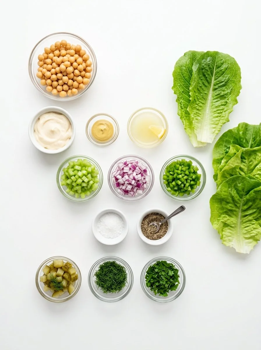 Vegan Chickpea Chicken Salad