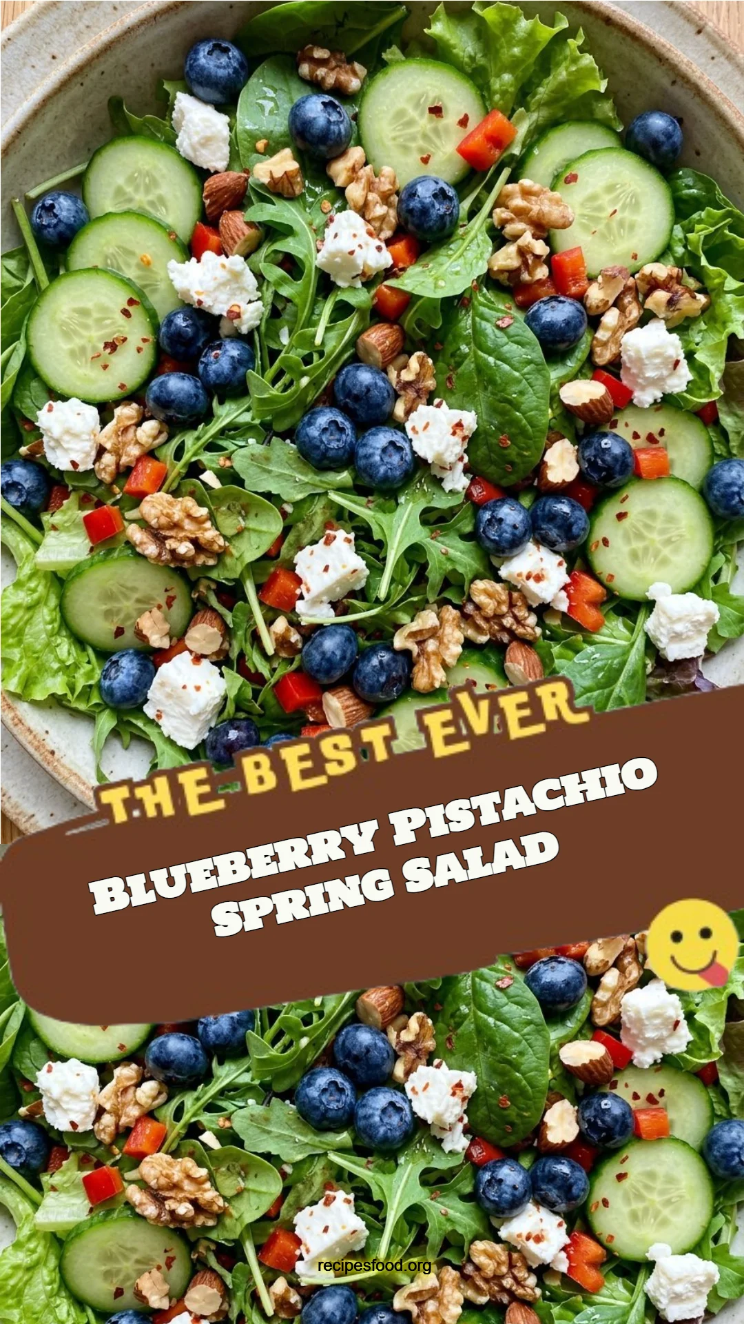 Blueberry Pistachio Spring Salad
