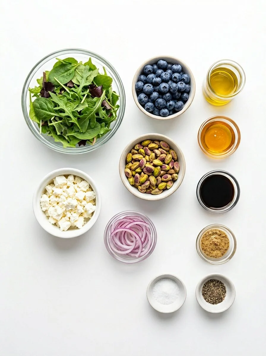 Blueberry Pistachio Spring Salad