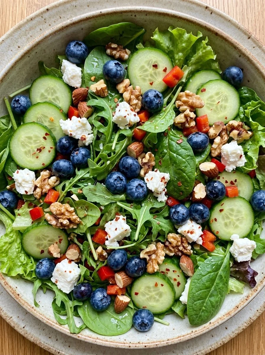 Blueberry Pistachio Spring Salad