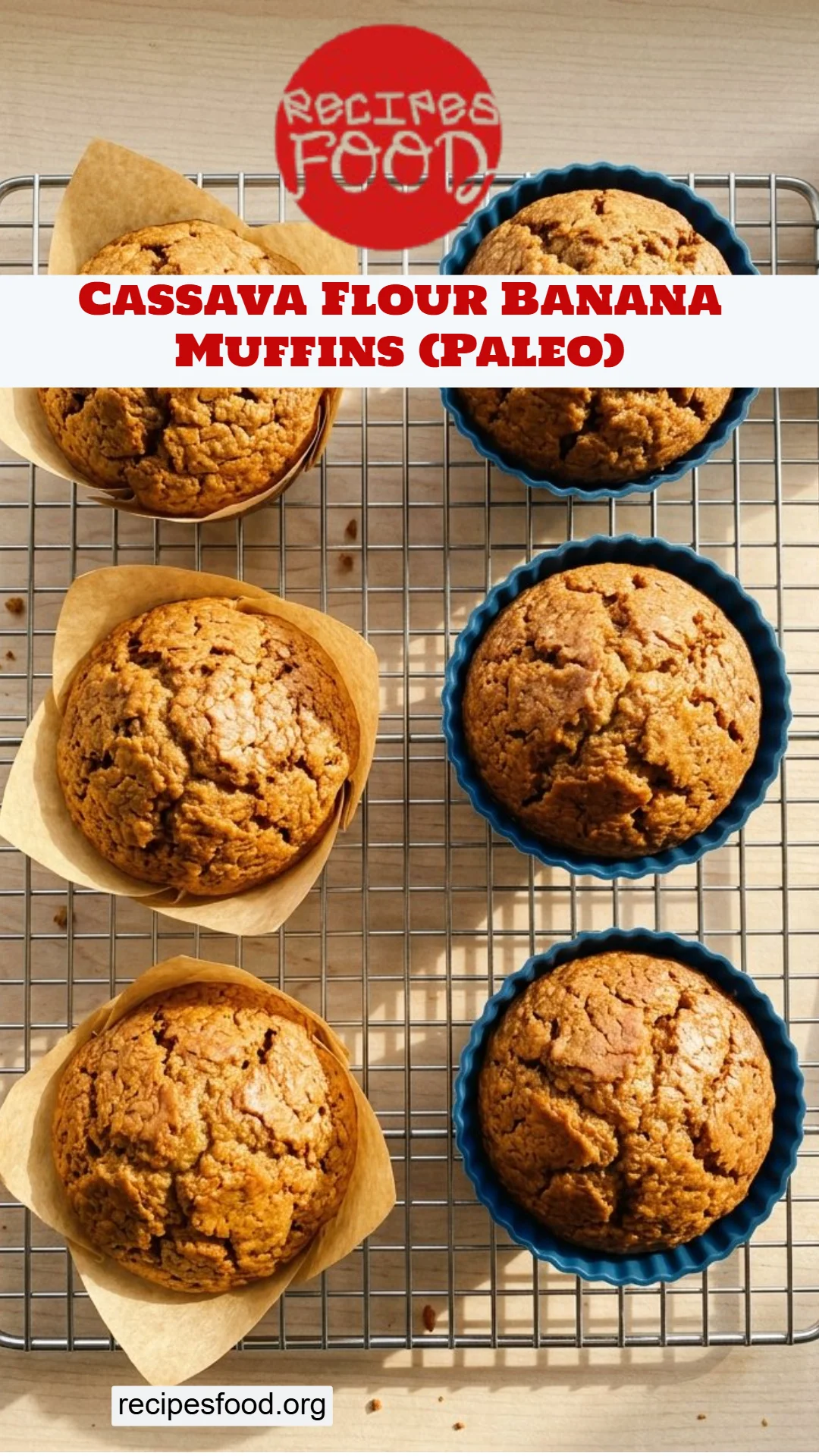 Cassava Flour Banana Muffins (Paleo)
