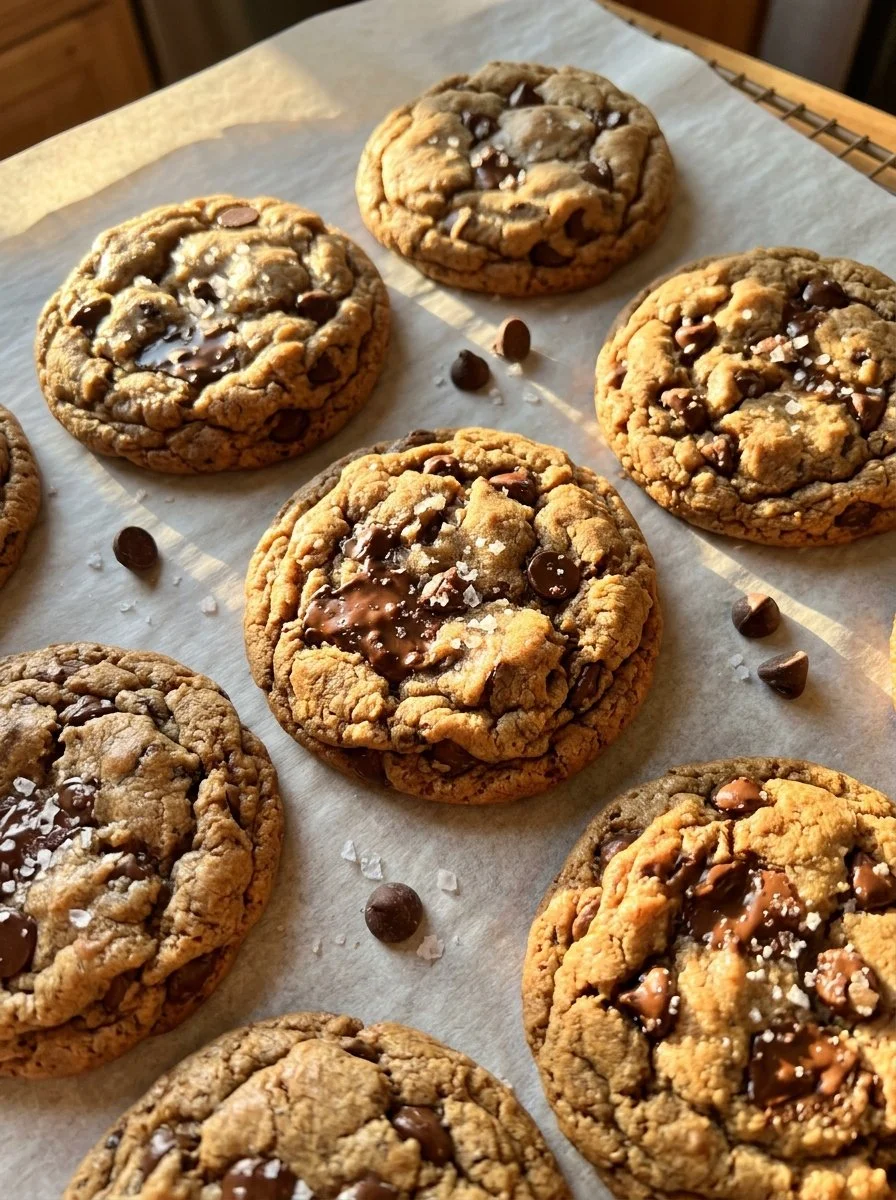 Gluten free and paleo-friendly collagen cookies freshly baked and ready to eat.