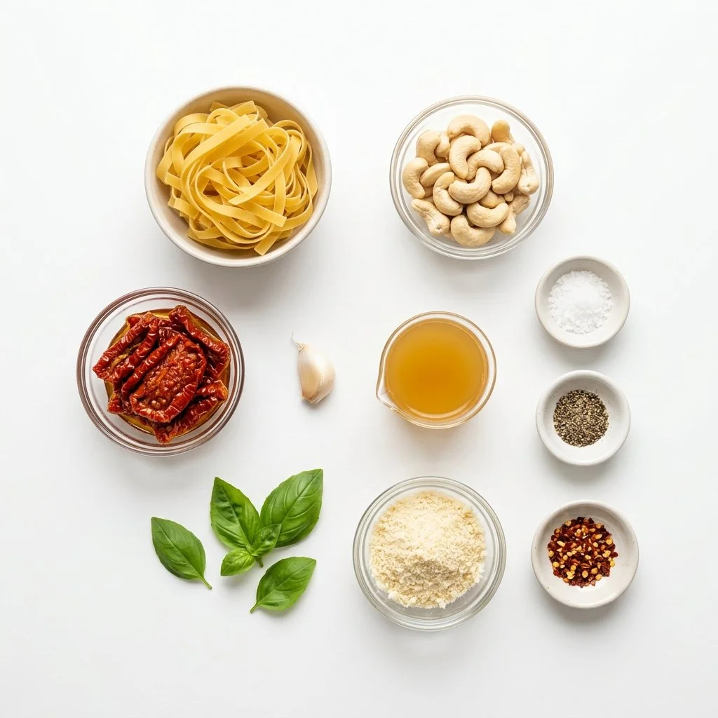 Creamy Vegan Sun-Dried Tomato Pasta
