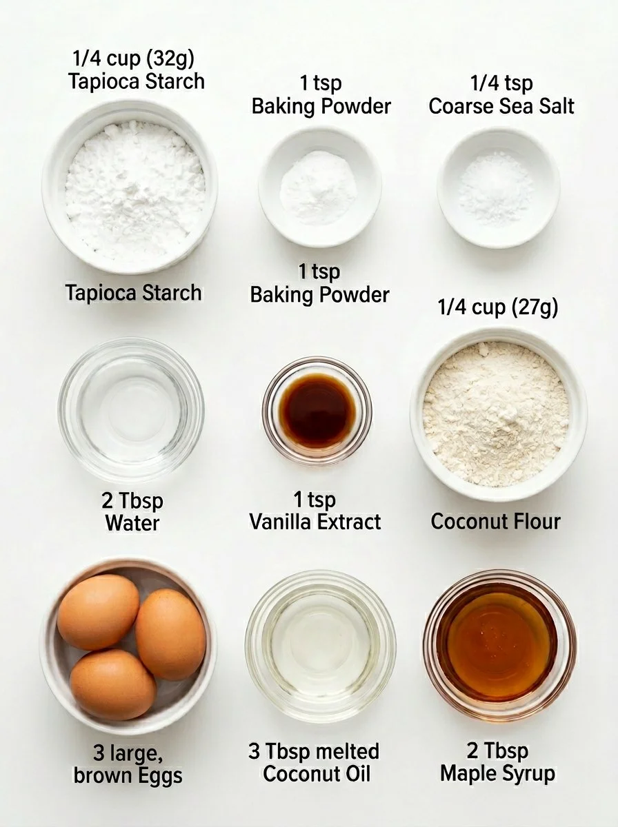 Crispy Coconut Flour Waffles (Paleo)