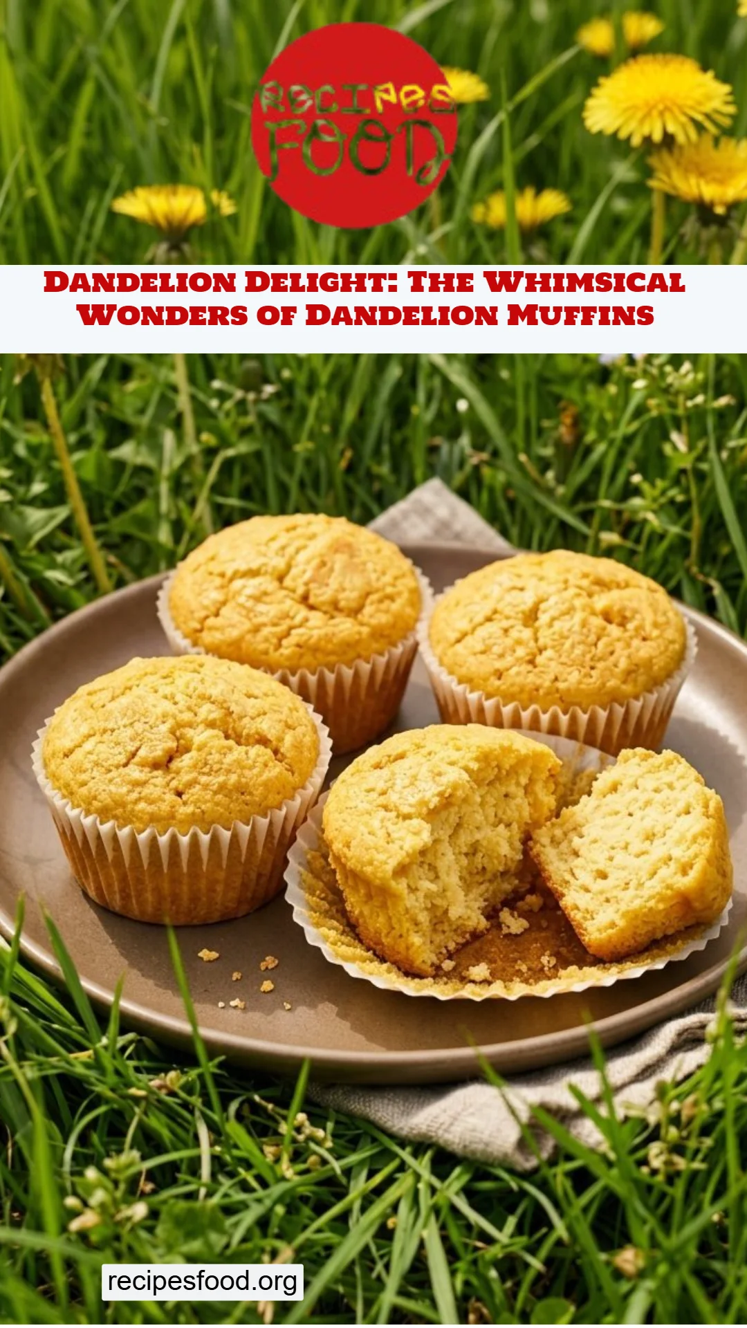 Dandelion Delight: The Whimsical Wonders of Dandelion Muffins