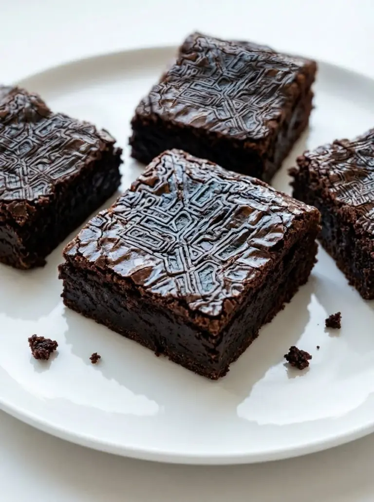 Delicious Greek Yogurt Brownies topped with chocolate chips