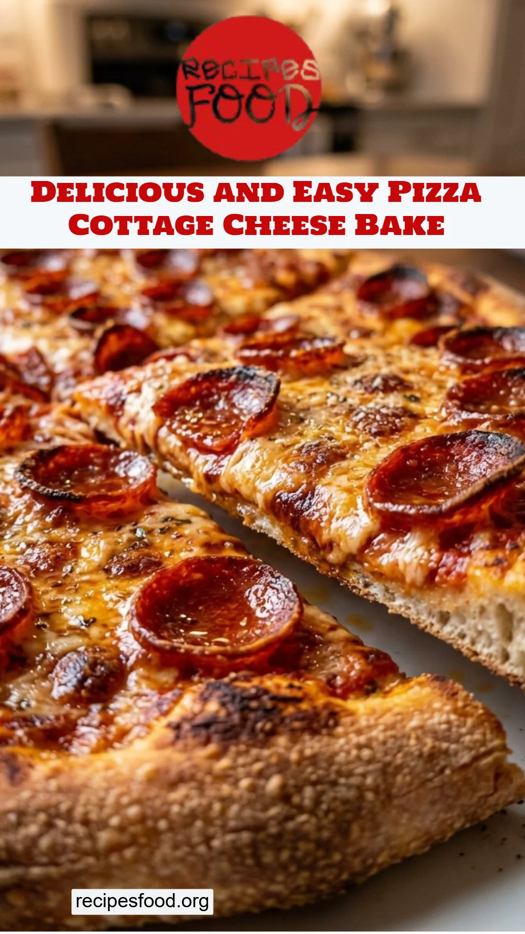 Delicious and Easy Pizza Cottage Cheese Bake