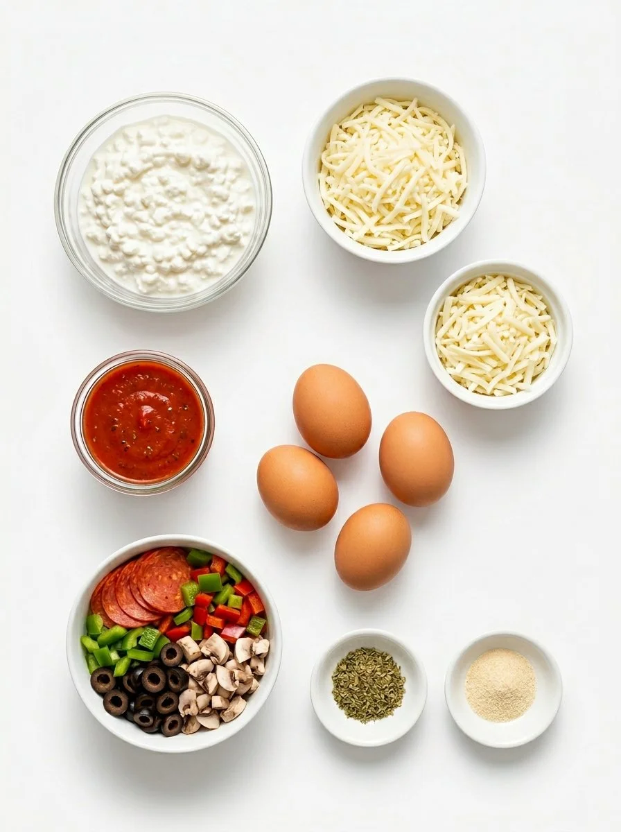 Delicious and Easy Pizza Cottage Cheese Bake