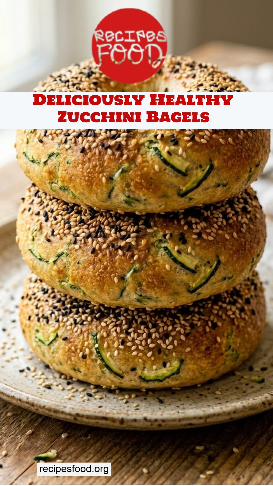 Deliciously Healthy Zucchini Bagels