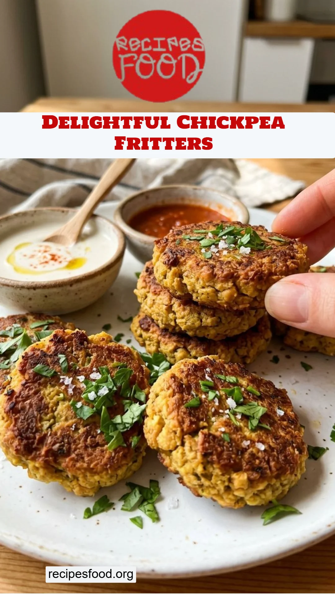 Delightful Chickpea Fritters