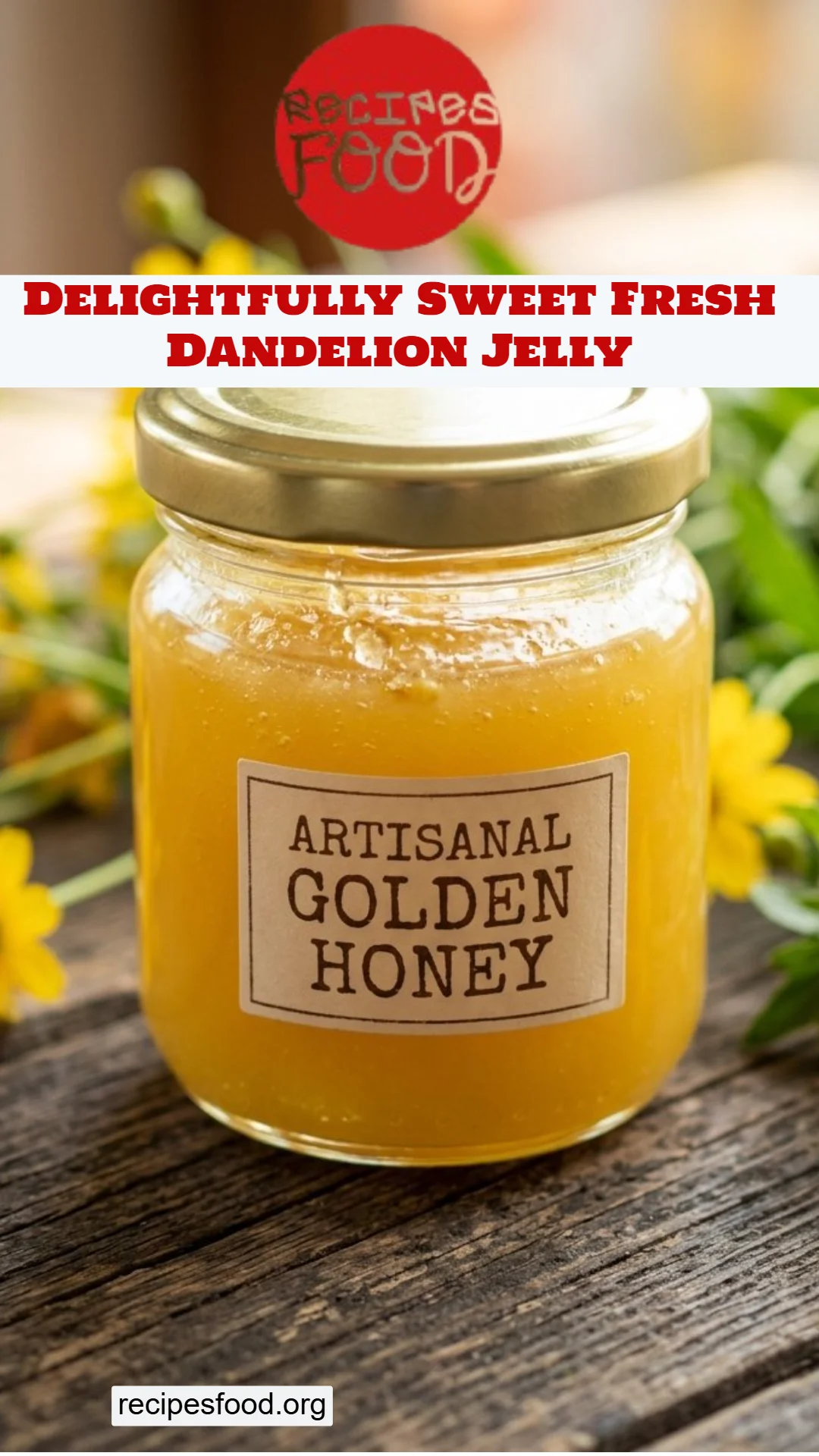 Delightfully Sweet Fresh Dandelion Jelly