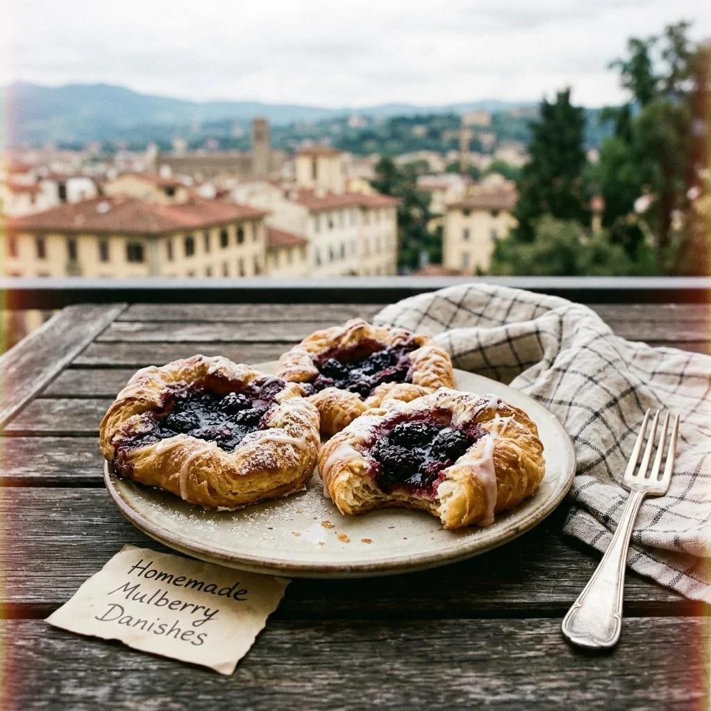Easy Mulberry Danishes