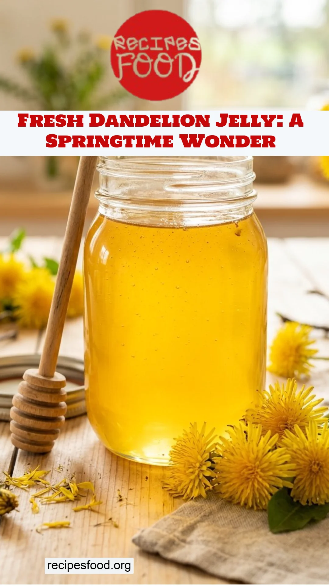 Fresh Dandelion Jelly: A Springtime Wonder