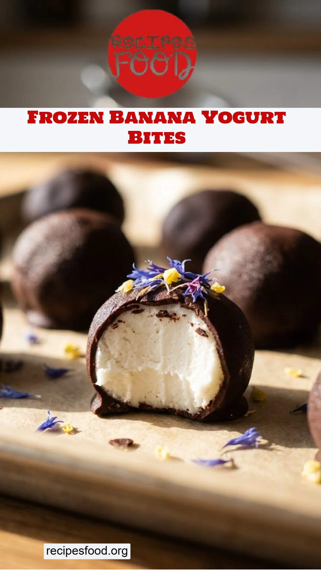 Frozen Banana Yogurt Bites