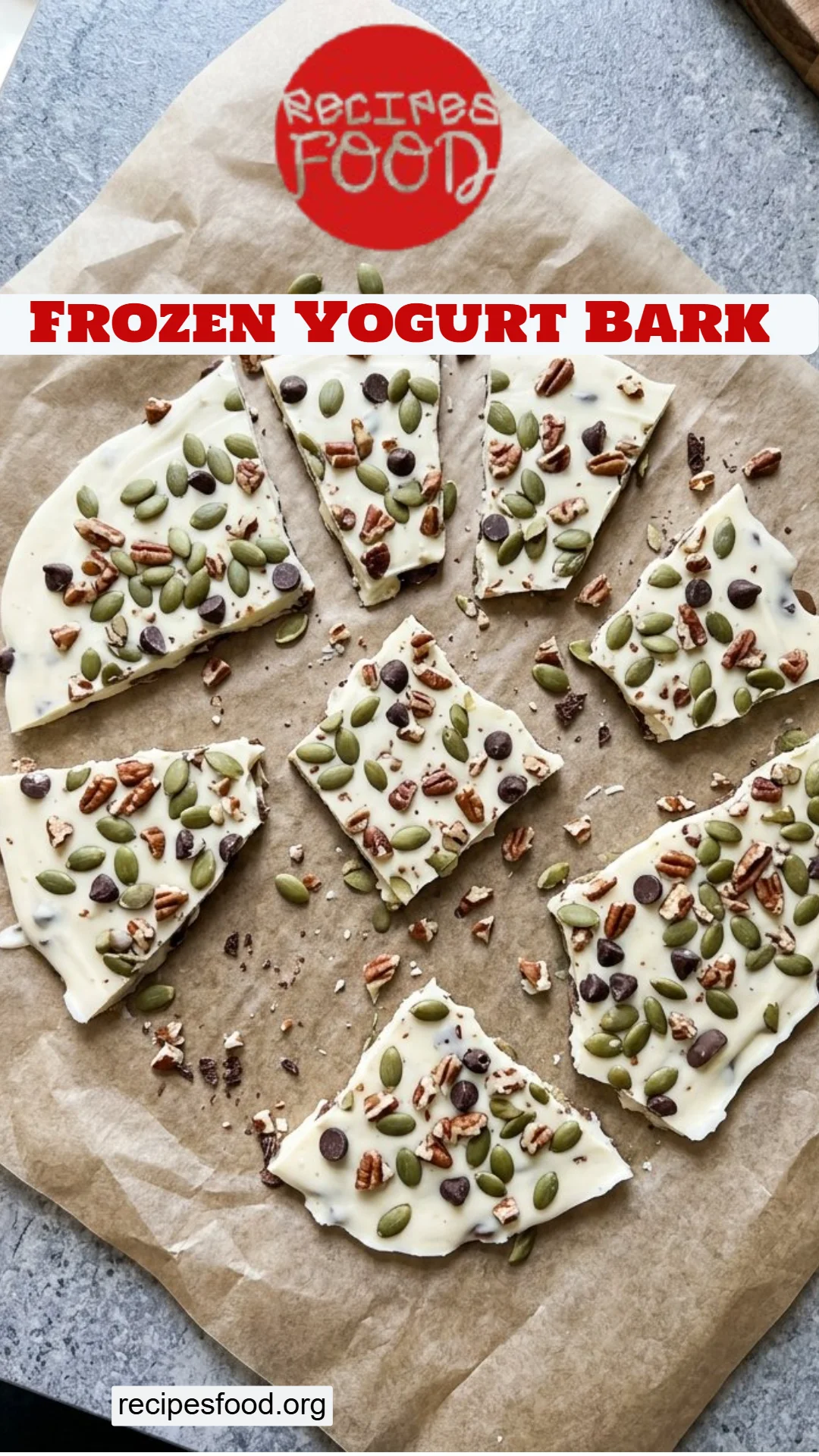 Frozen Yogurt Bark