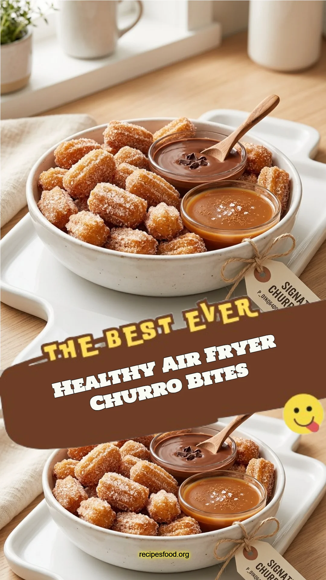 Healthy Air Fryer Churro Bites