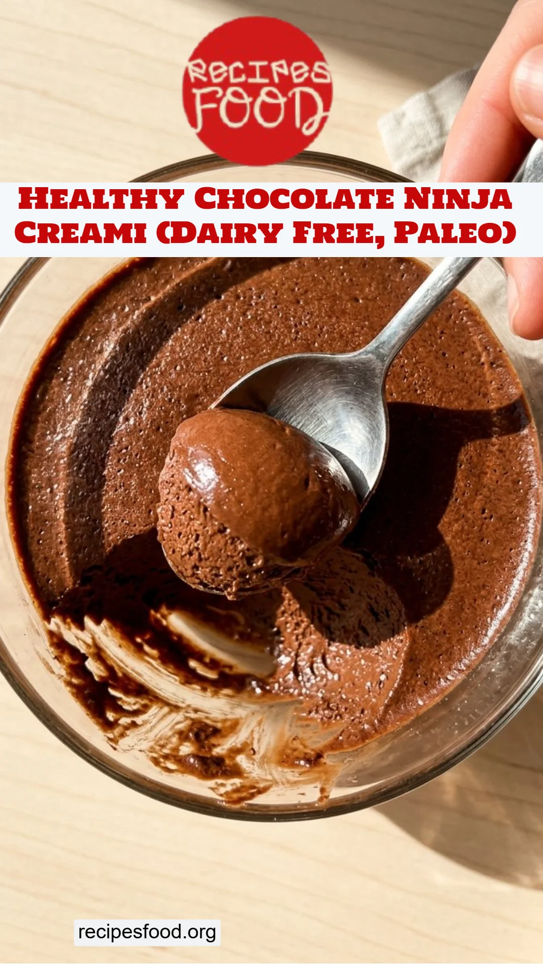 Healthy Chocolate Ninja Creami (Dairy Free, Paleo)