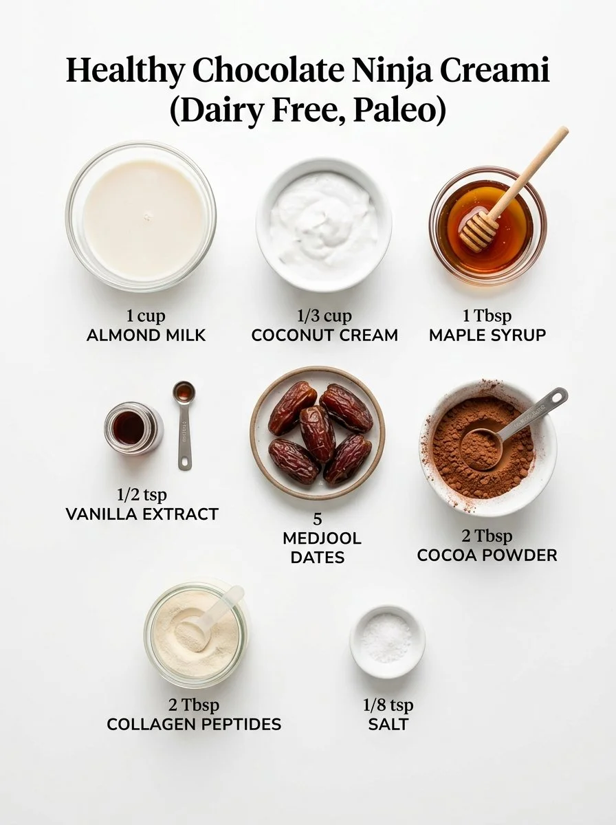 Healthy Chocolate Ninja Creami (Dairy Free, Paleo)
