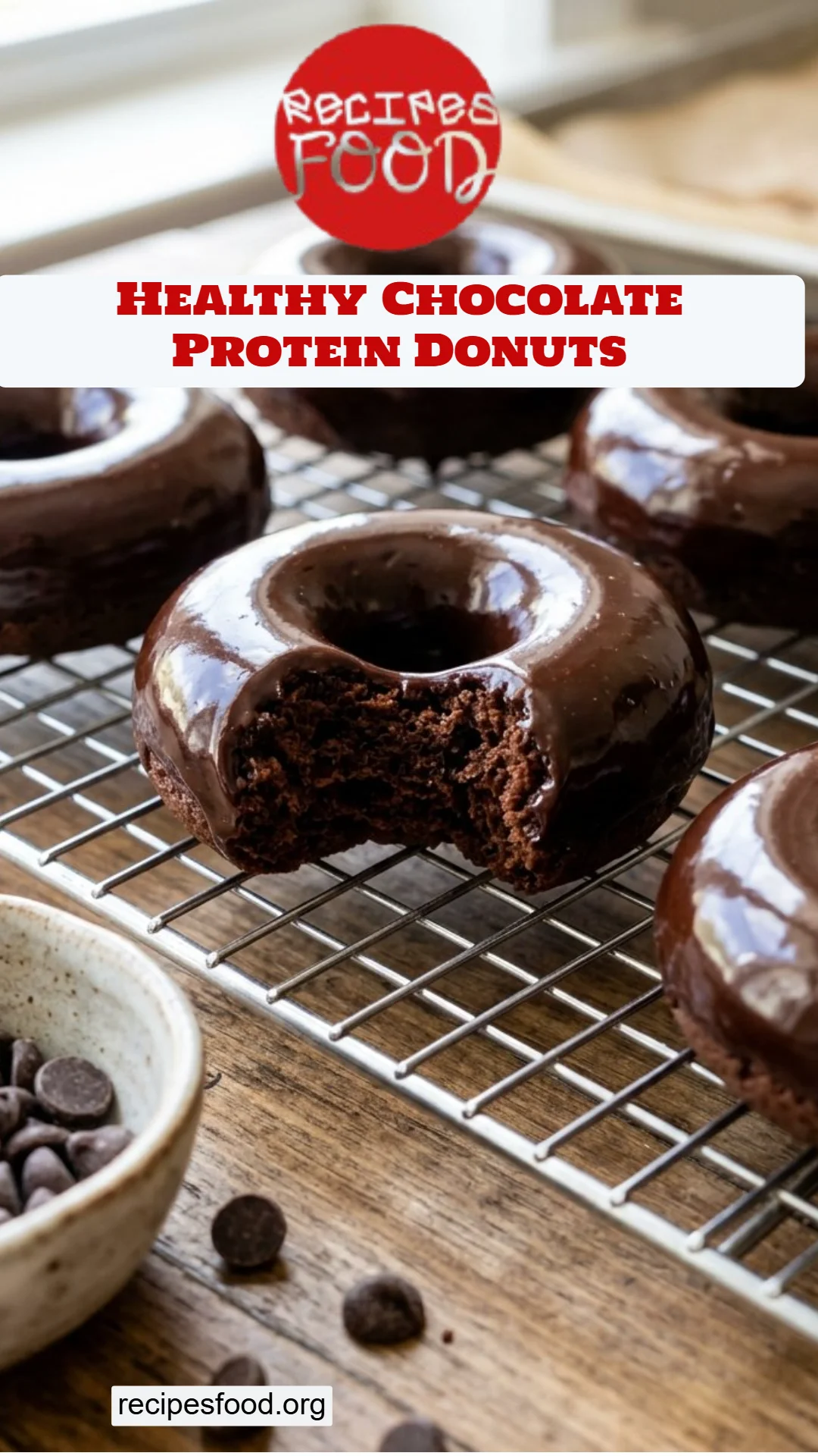 Healthy Chocolate Protein Donuts