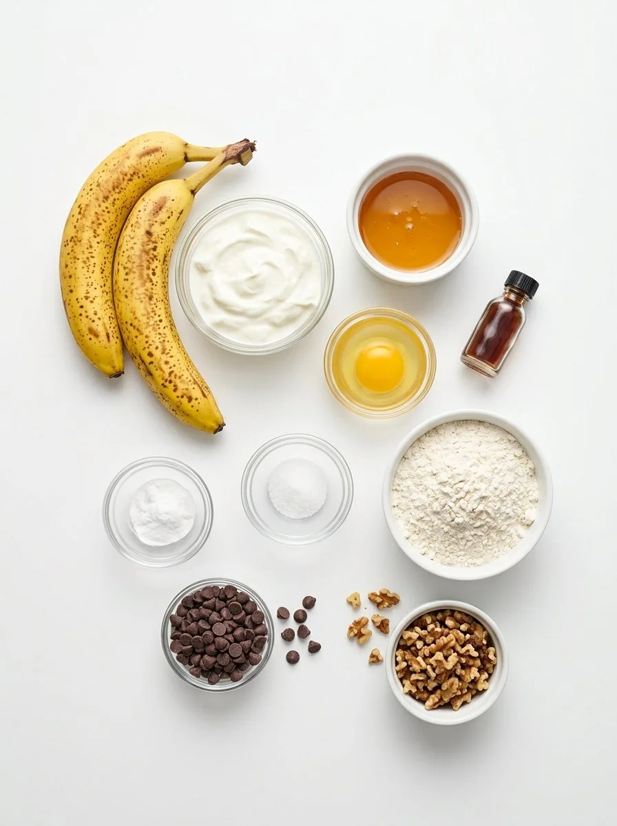 Healthy Greek Yogurt Banana Muffins