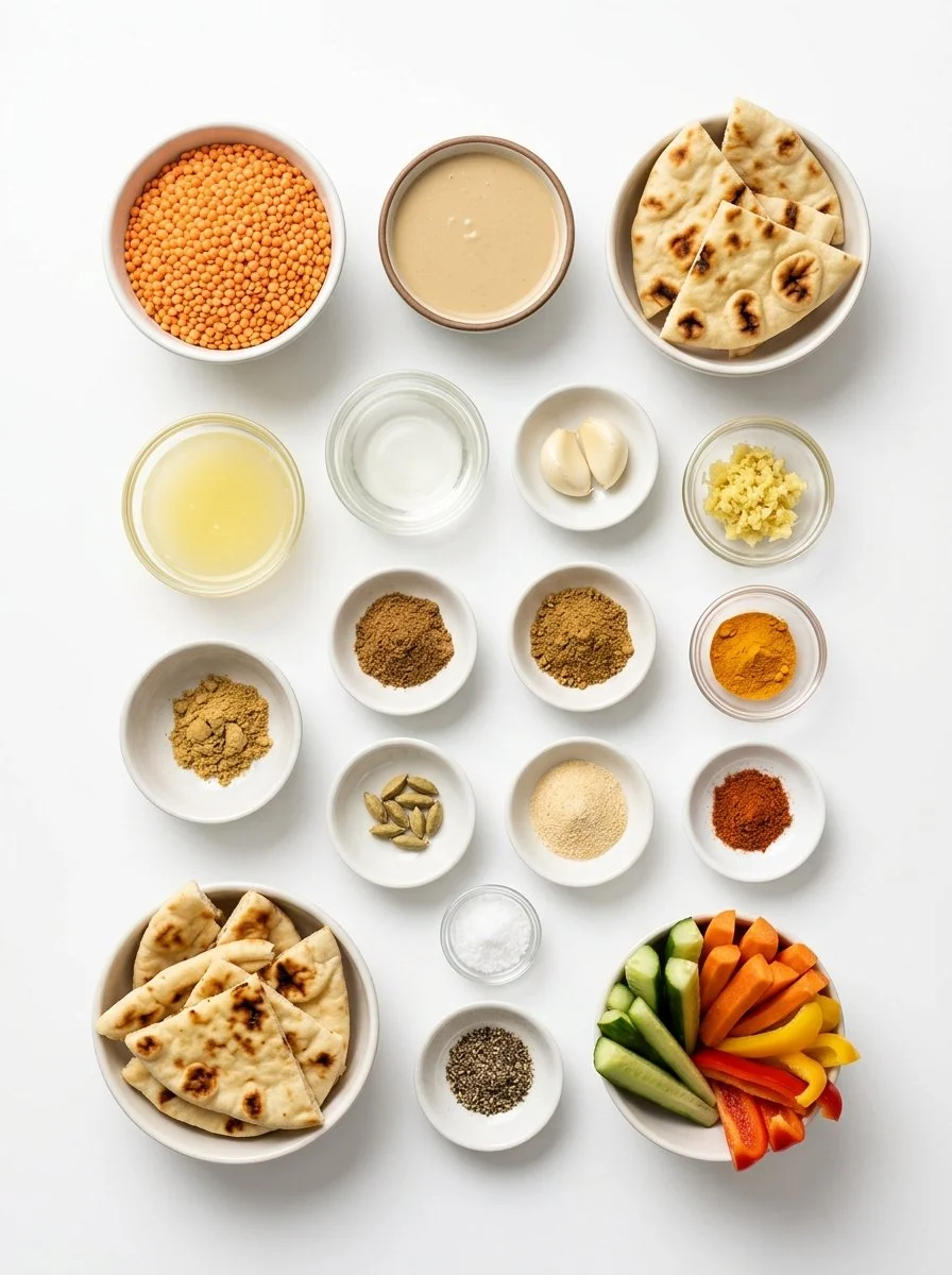 Irresistibly Creamy Red Lentil Hummus