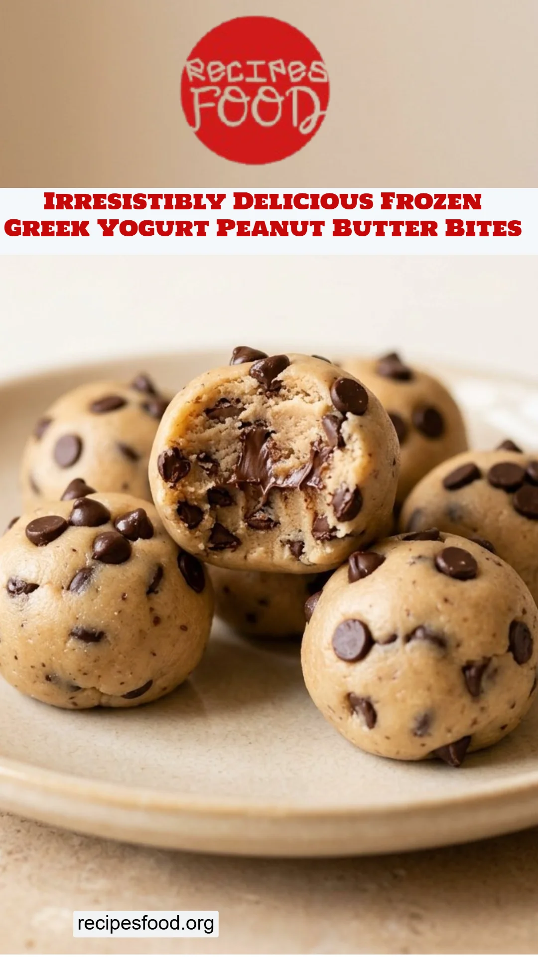 Irresistibly Delicious Frozen Greek Yogurt Peanut Butter Bites