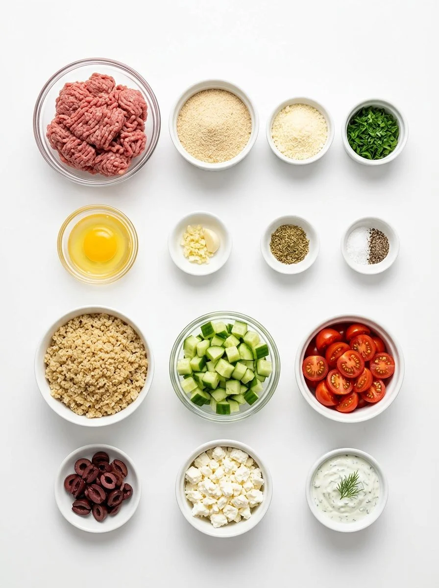 Mouthwatering Greek Meatball Bowl: A Flavorful Feast