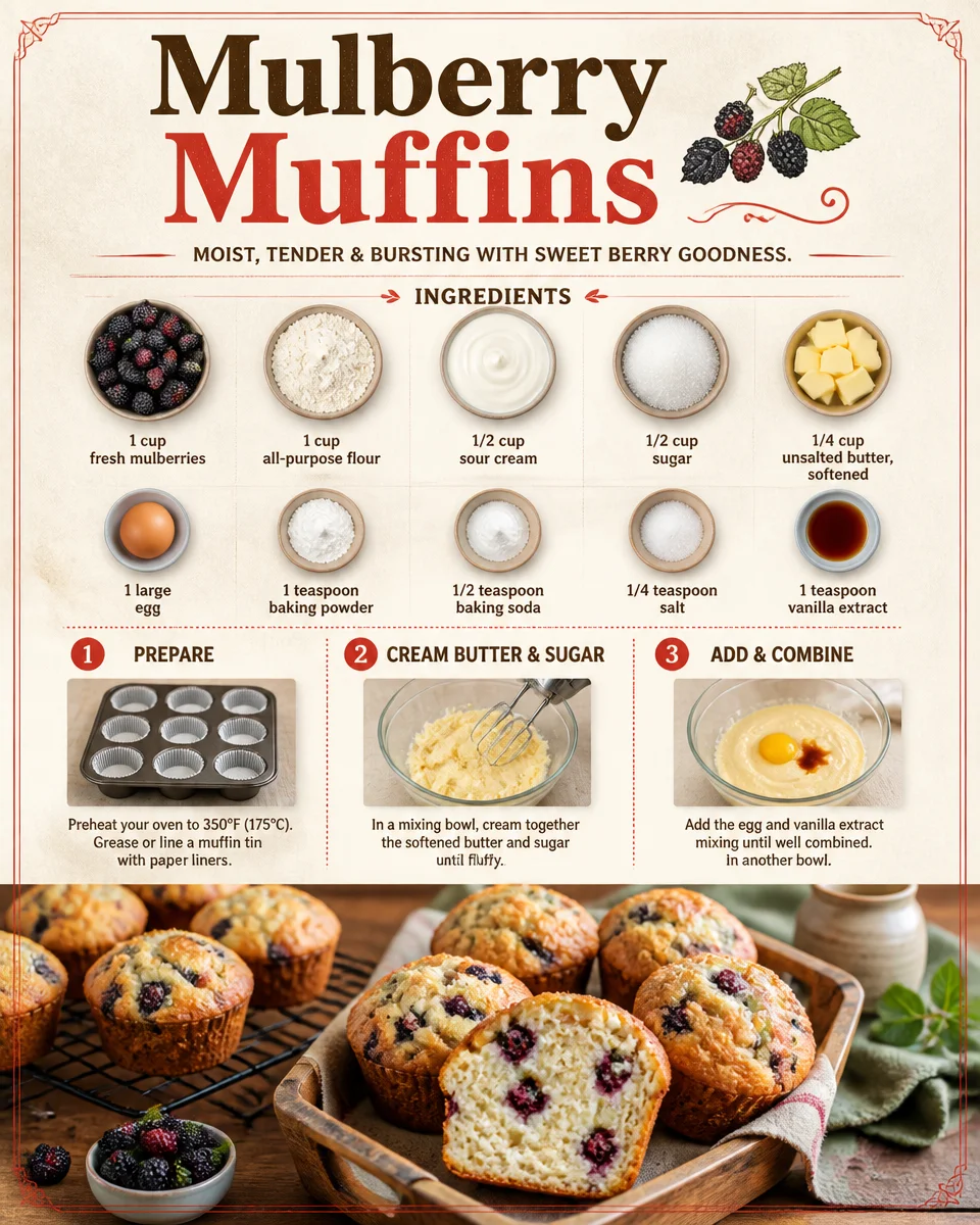 Mulberry Muffins