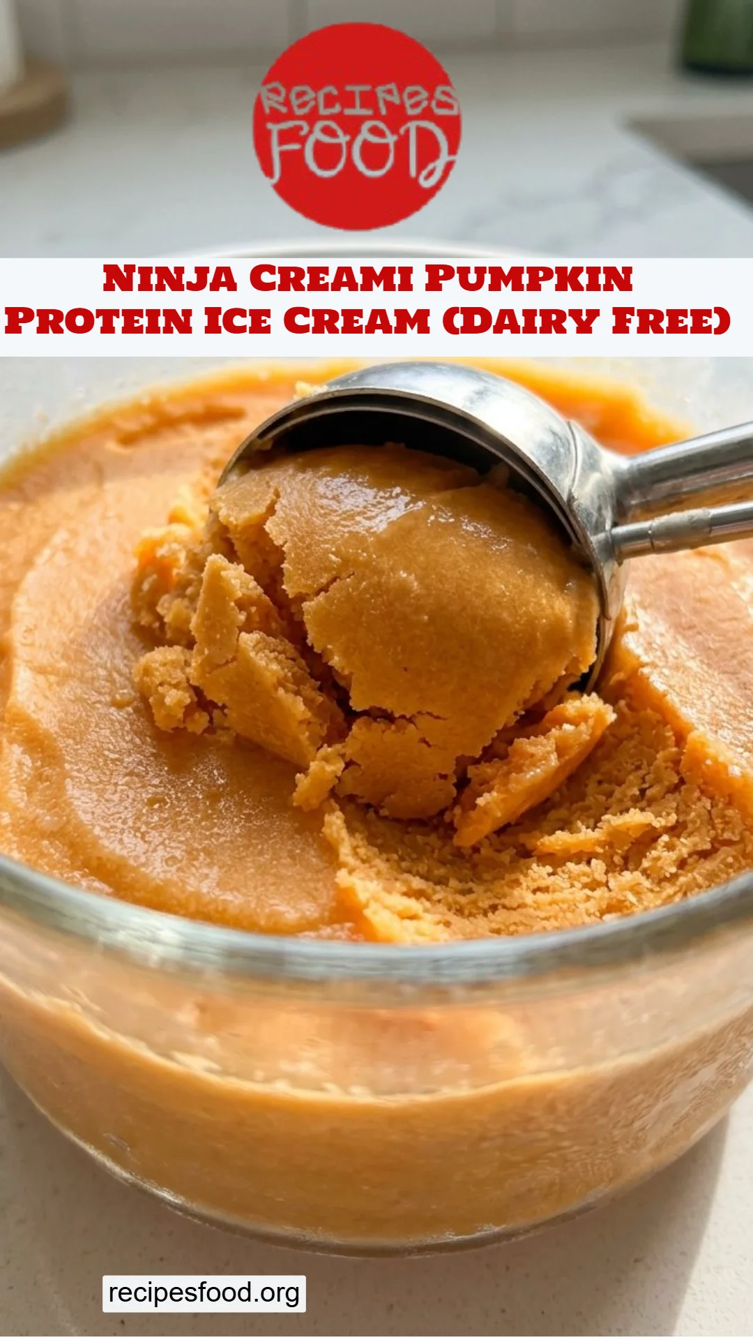 Ninja Creami Pumpkin Protein Ice Cream (Dairy Free)