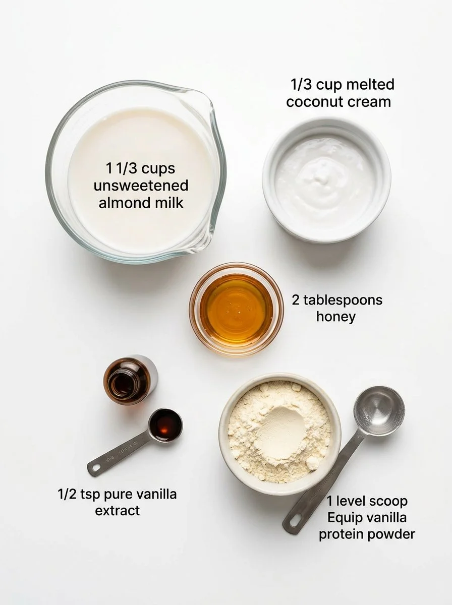 Ninja Creami Vanilla Protein Ice Cream (No Pudding, Paleo)