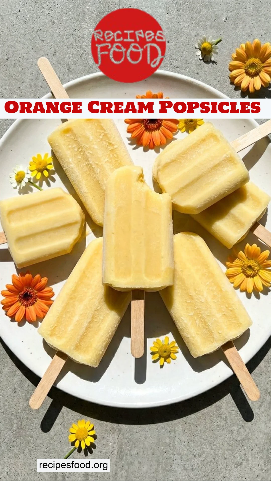 Orange Cream Popsicles