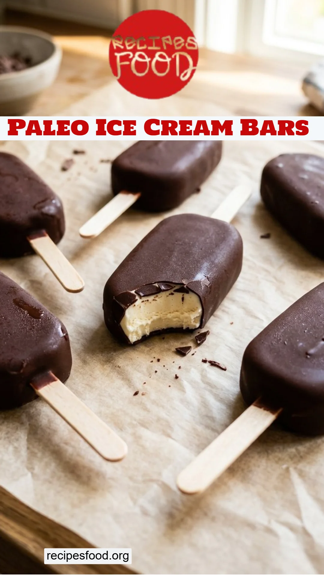 Paleo Ice Cream Bars