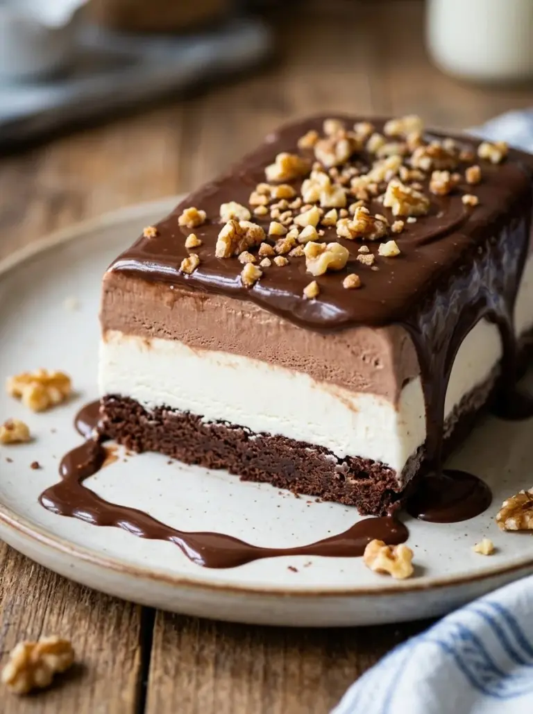 Delicious dairy-free Paleo Ice Cream Cake - no bake dessert recipe