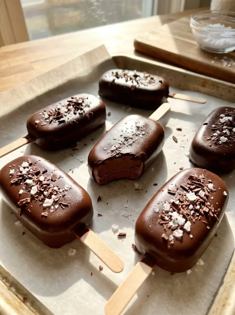 Delicious dairy-free Protein Ice Cream Bars for a healthy snack