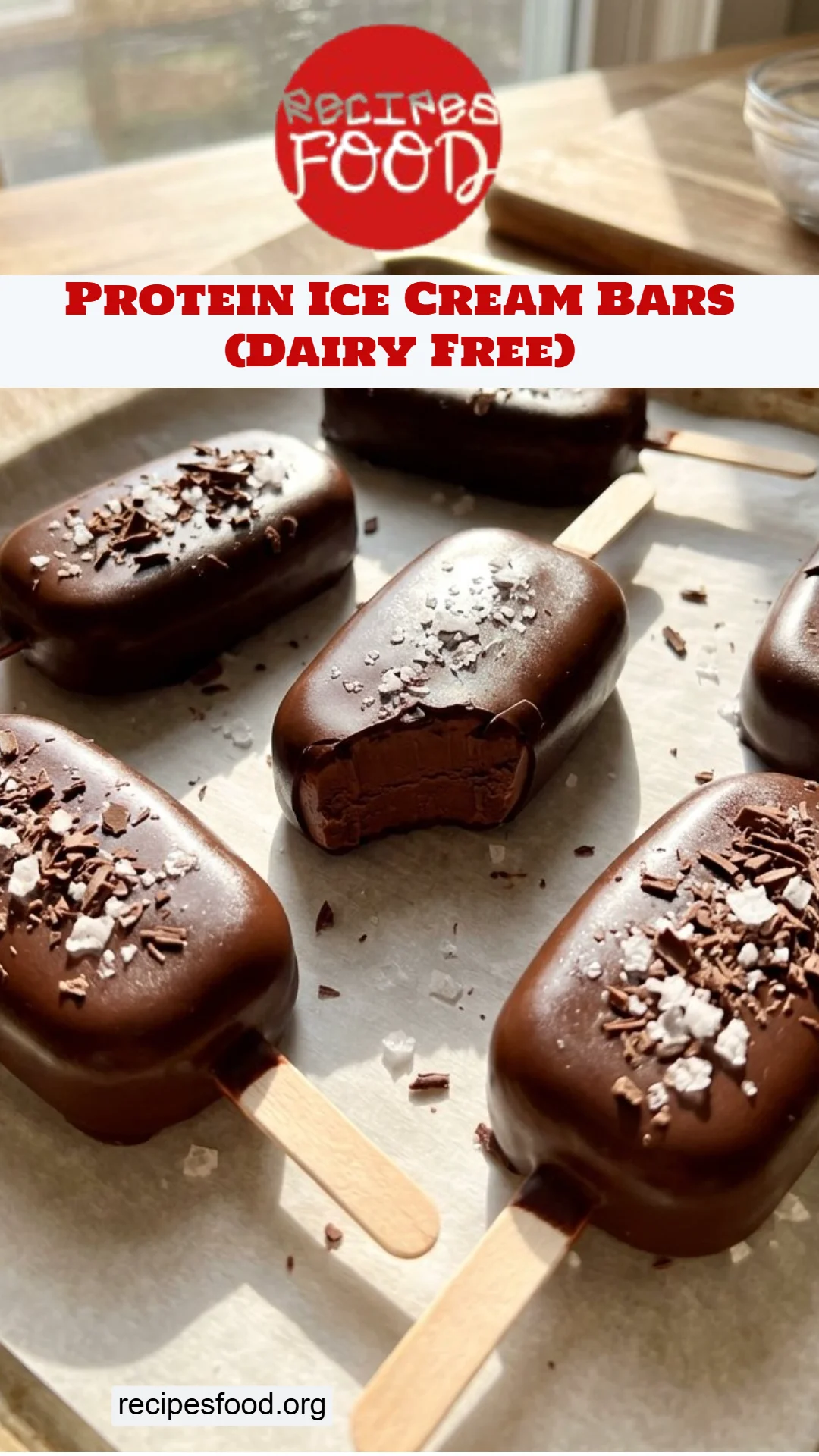 Protein Ice Cream Bars (Dairy Free)