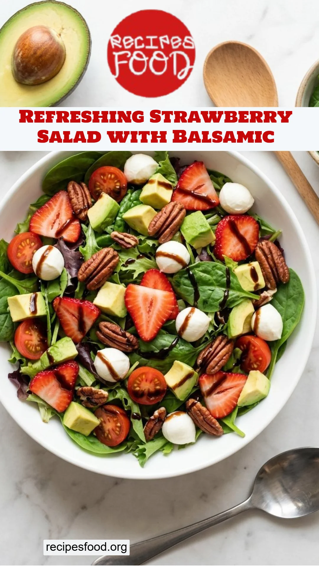 Refreshing Strawberry Salad with Balsamic