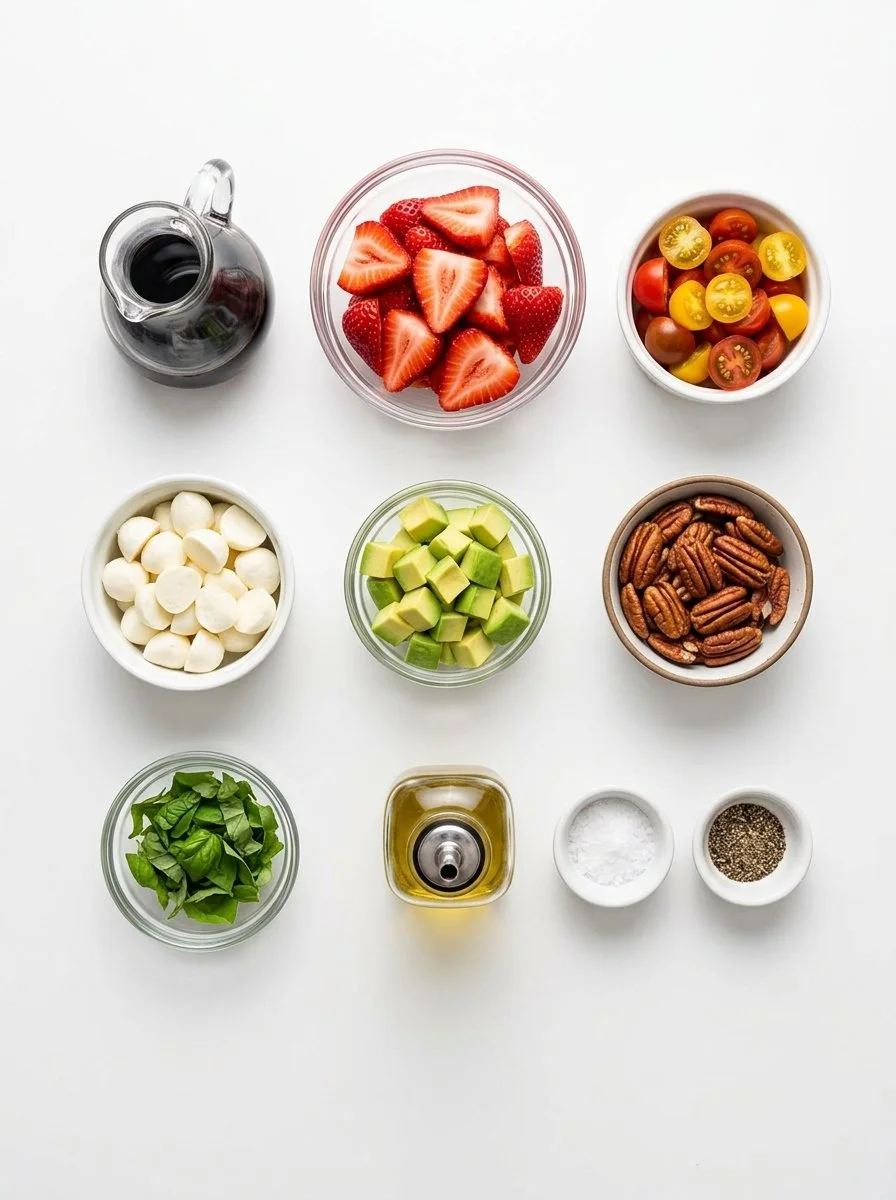 Refreshing Strawberry Salad with Balsamic