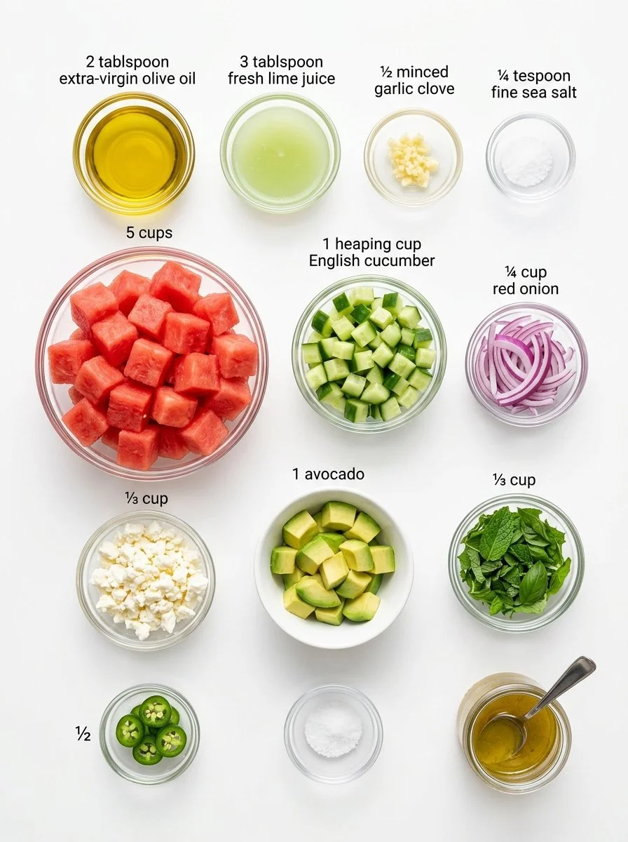 Refreshing Watermelon Salad with Feta & Mint: A Summer Delight
