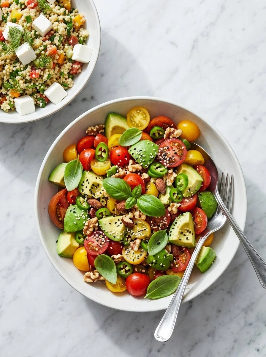 Refreshing Watermelon Tomato Salad