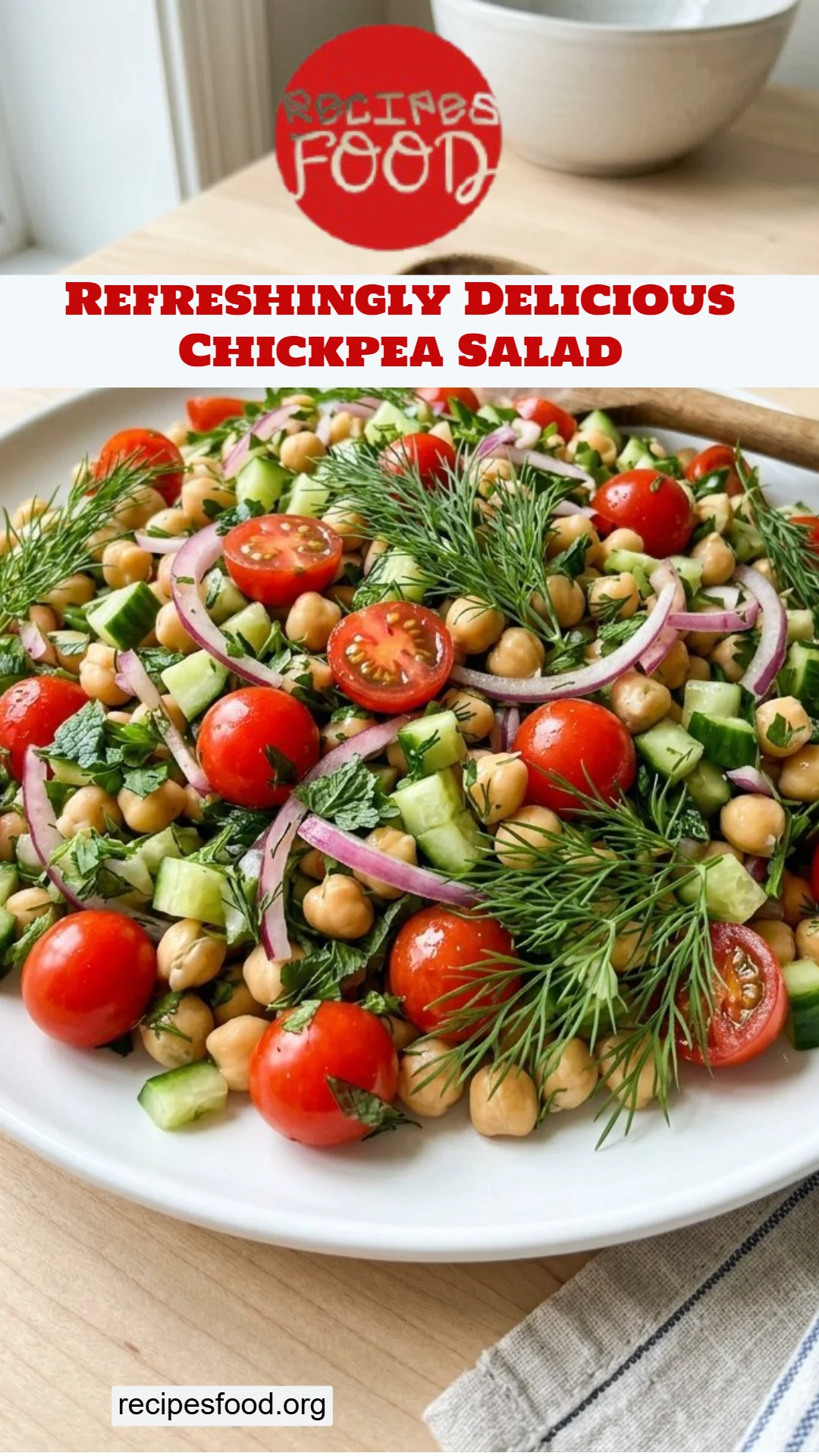 Refreshingly Delicious Chickpea Salad
