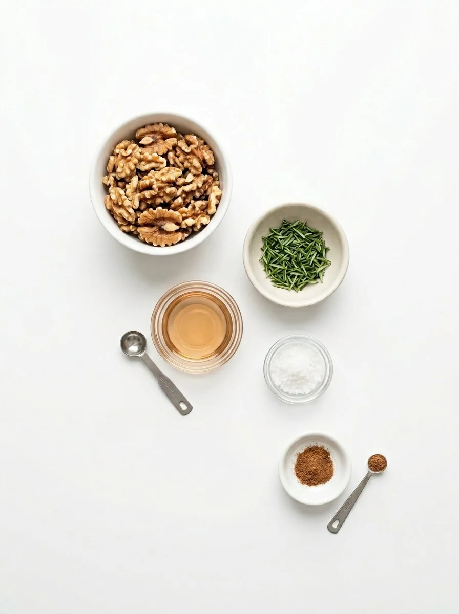 Savory Rosemary Roasted Walnuts (Paleo, Keto)