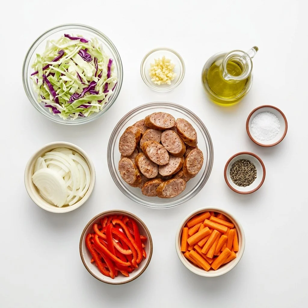 Savory Sausage and Cabbage Stir Fry