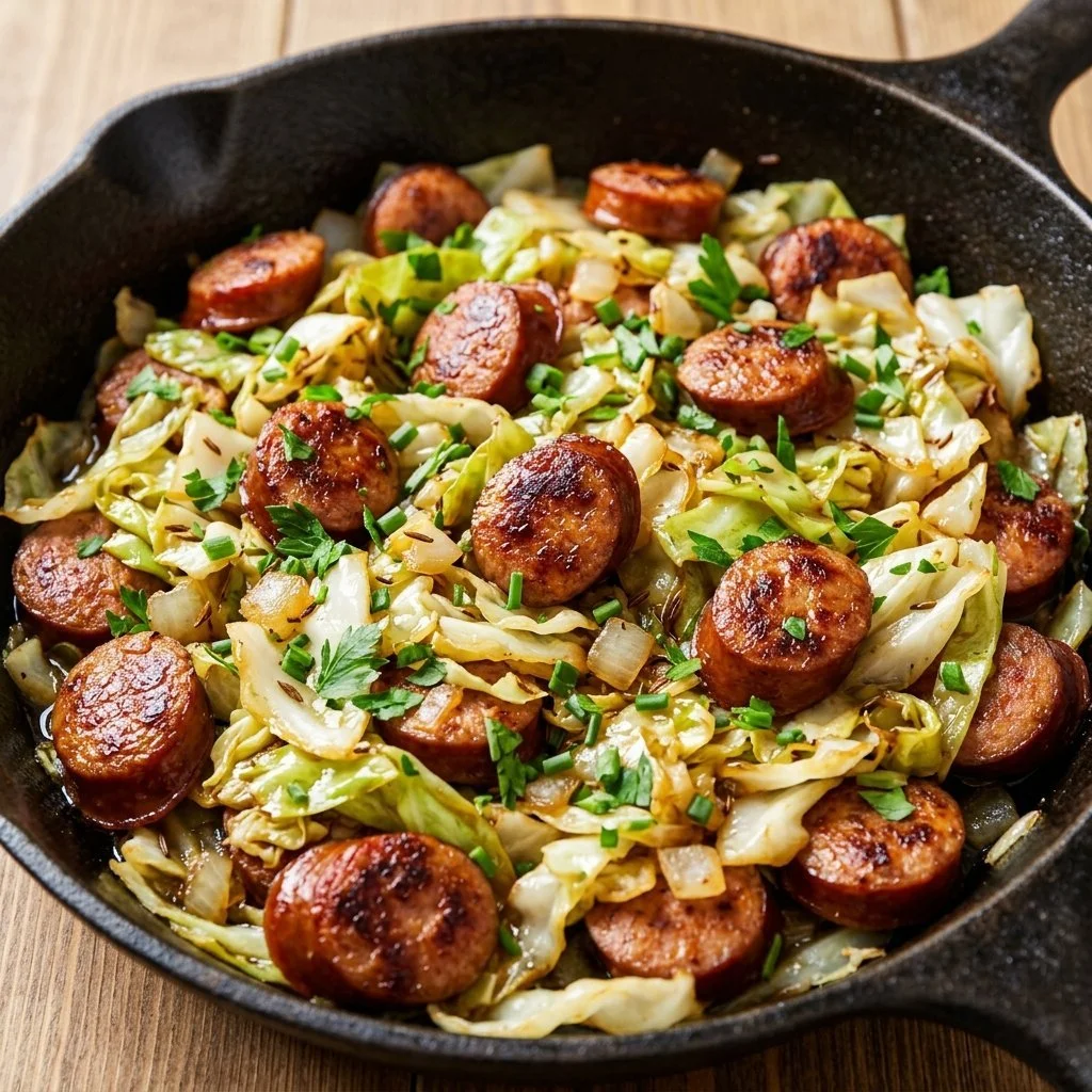 Savory Sausage and Cabbage Stir Fry