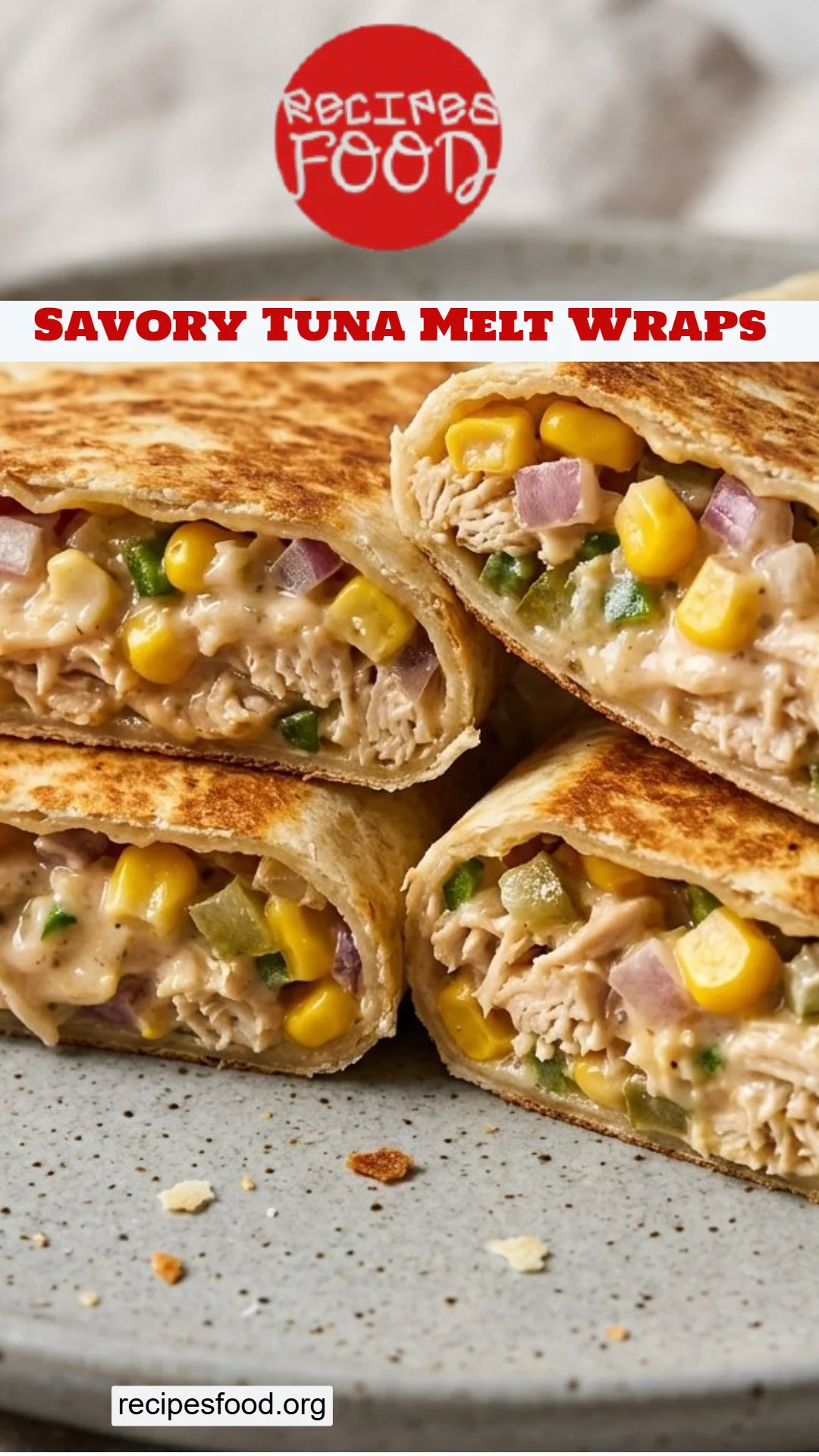 Savory Tuna Melt Wraps