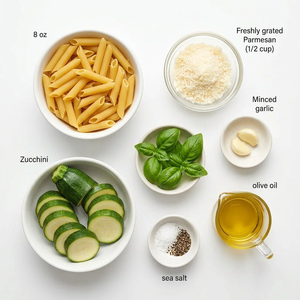 Simplest Zucchini Parmesan Pasta