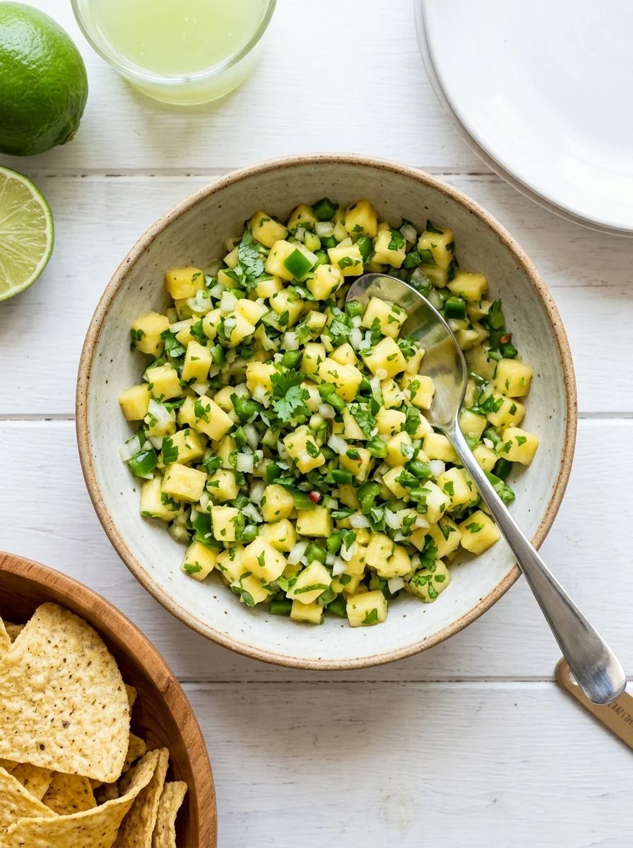 Sweet and Spicy Pineapple Salsa